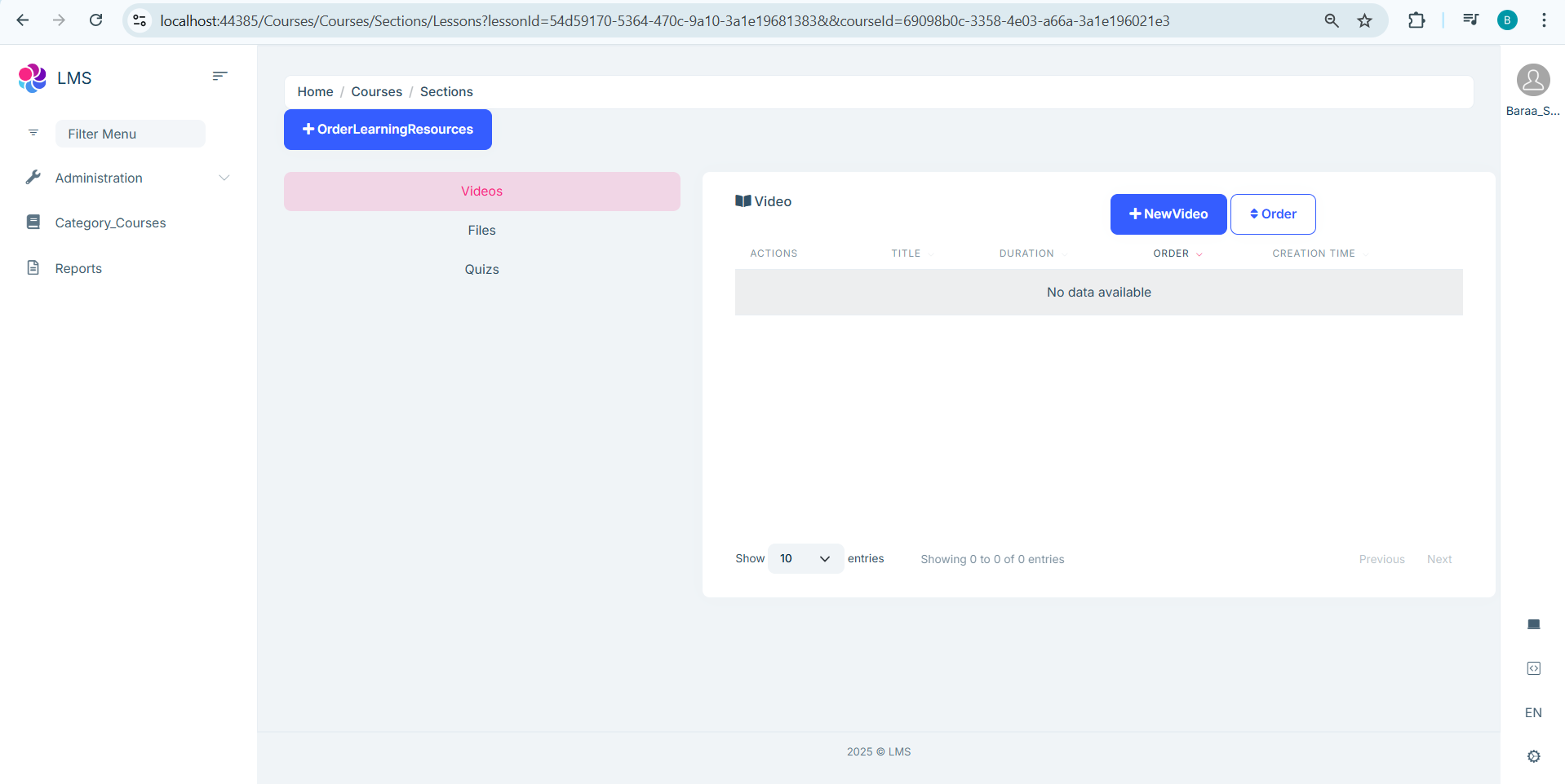 Manage Options